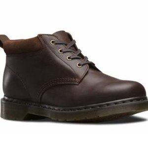 Discontinued Dr. Martens “Norris “ Dark Brown Wyoming/Bronx Suede Boot size 7